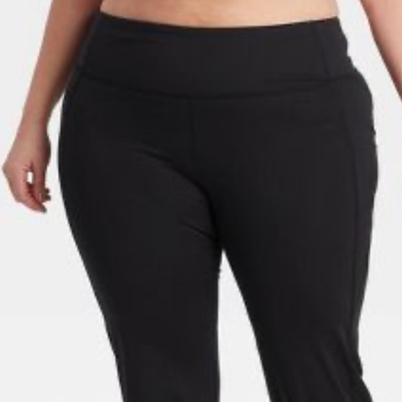 All In Motion Women's Contour Power Waist Mid-Rise Straight Leg Pants 1X Short - Picture 3 of 8